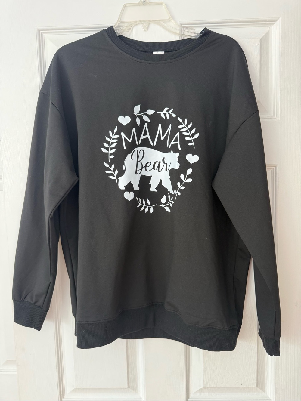 Mama Bear Graphic Sweatshirt - Black